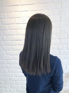 デイジー インデックスヘア 大島店(DAISY index hair) オリーブアッシュ 毛先パーマ イメチェン フォギーベージュ