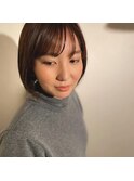 ナチュラル感が決め手のショートボブ