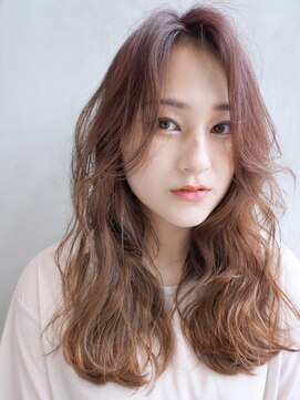 アルバム 銀座(ALBUM GINZA) フォギーカ－ルロング_ココアブラウンフリンジウェーブ_7974