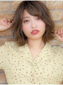 外ハネ☆色気のある小顔カット