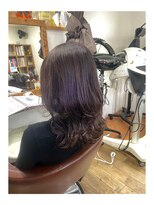 クネア(kunea)&nbsp;パープルグレージュ/ピンクラベンダー/段カット