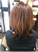 セミロング レイヤー