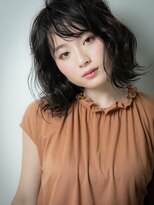 モッズヘア 越谷(mod's hair) 大人かわいい黒髪くせ毛風外ハネボブ201v越谷20代30代40代