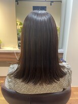 アルボーテルジェ(Art BeAute' ROUGET)&nbsp;フレンチガーリーワンレンボブ鎖骨ミディアム20代30代40代50代