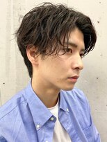 メンズヘアトーキョー(MEN'S HAIR TOKYO)&nbsp;ツーブロック/センターパート/ゆるふわウェーブ