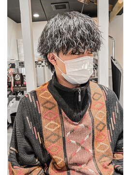 ヘアアンドフェイス ルースト(hair&face ROOST) 【波ツイMIX】ウルフスタイル