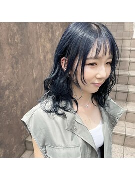 ヘアースペースブルーム プリュス 石橋店(HAIR SPACE BLOOM plus) 石橋/ブルーカラー/韓国/水光肌カラー/ケアブリーチ/髪質改善