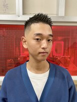 メリケンバーバーショップ トーキョー(MERICAN BARBERSHOP TYO)&nbsp;YS STYLEハイライト/マッシュパーマ/ウルフ/アッシュブラック146