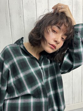 アヴァンス 深井店(AVANCE.) 顔まわりレイヤー×ショート