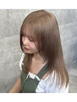 ルイス(L'wis) 色んな履歴も均一に！ブリーチ2回～ ミルクティー【L'wis乙津】