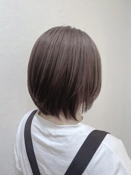 ヘアースペースブルーム リアン 岡町店(HAIR SPACE BLOOM Lien) 【岡町/ブリーチなしWカラー】アッシュベージュ