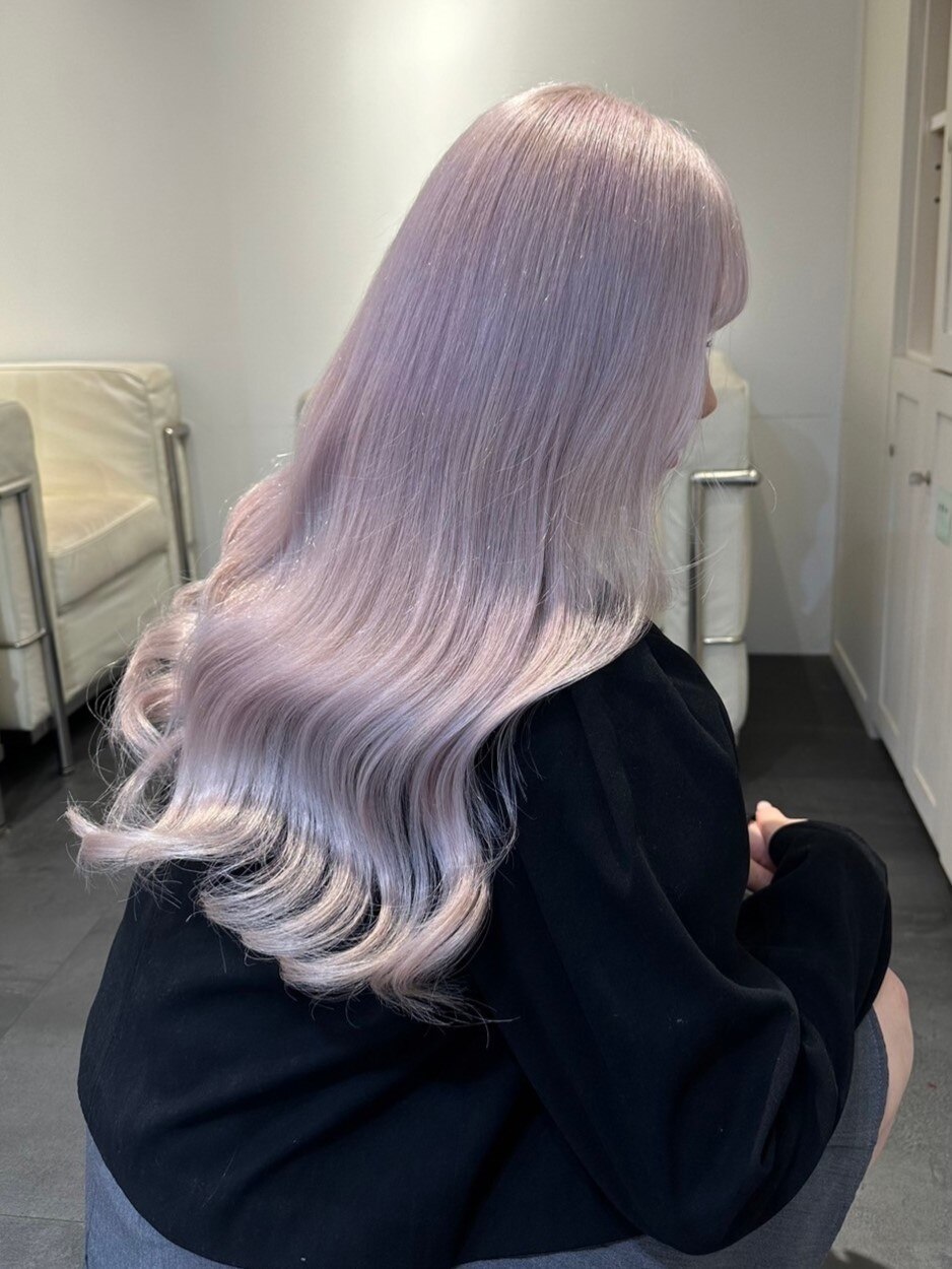 ★★パープル になります★★ 安定の伊藤さんに髪の毛可愛くしてもらった☺️ エクステも