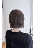 外ハネボブ×オリーブグレージュ