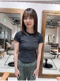 【ADORE横浜】髪質改善ストレートパーマ×レイヤーカット