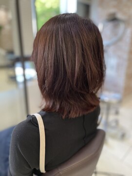 マニッシュ 三鷹駅前店 ウォームブラウン×柔らかロブ【119】