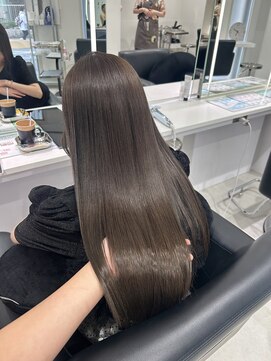 ノーム(NORME) 担当rii-♪ブリーチなしで作る グレージュカラー