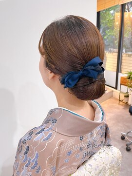 ジラ ヘアアンドメイク(girra HAIR&MAKE) 訪問着着付けヘアセット