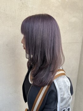 インフィニティー infinity HAIR SPACE BLOOM ブリーチアッシュカラー