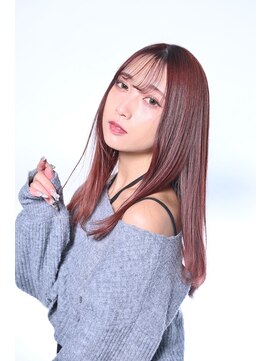 レム 長野(REM) カット×ロング×ピンク