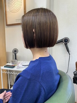 ソエル(soell) 【立体感ある自然なハイライト×ミニボブ】