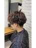 メンズカット+ニュアンスパーマ¥8000