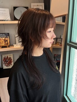 ローリーポーリークラウン(Roly Poly Clown) クラゲウルフ/くびれ×顔周りで小顔見え/こえだ