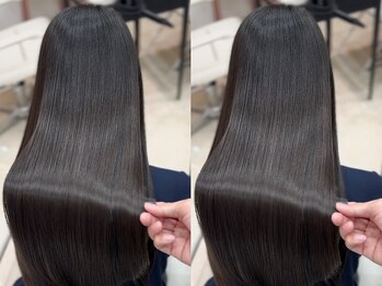 メゾン(Maison)の写真/【ナチュラルな髪質改善☆】髪質改善ストレートであなた史上、最高の艶髪に導く―。酸性ストレートも◎