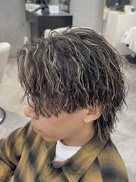 エデアンホンテン メンズサロン(EDEAN 本店 （旧：EDEAN 上通）) 熊本メンズカット ツイストスパイラル メッシュ センターパート