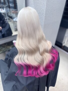 エン 栄店(enne) ミディアムヘア/デザインカラー/フェイスフレーミング/栄