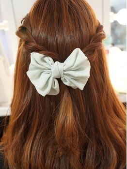 実力派の女性スタイリストがトレンドも可愛さも両立◎特別な日を最高に輝かせます★