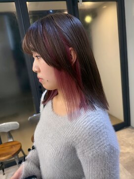 フラム 渋谷(flamme) ◯柔らかブラウン×ピンク