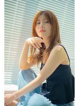 サロンドミルク 新百合ヶ丘店(salon de MiLK) ロングレイヤー、20代30代、ストレートヘア、新百合ヶ丘