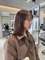 ザザ ZA/ZA 茗荷谷&nbsp;【イエベ春さんにおすすめ】オレンジブラウン/レイヤーカット