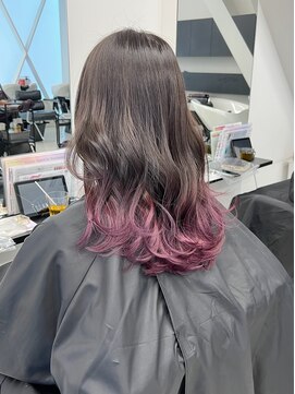 アライブ キチジョウジ(ALIVE Kichijoji) 【ALIVE吉祥寺】ワインレッドラベンダーグラデーションカラー