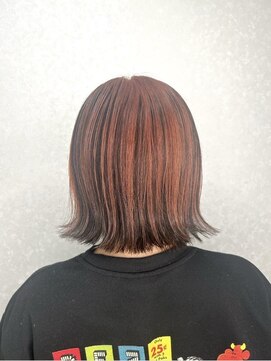 美容室 ハルミ ヘア リゾート 川口店(Harumi Hair Resort) 前髪/アンブレラカラー/こなれミディ/イメチェン/ウェーブパーマ