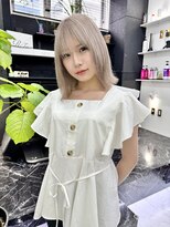 チュダック(ChuDuck)&nbsp;【天神】色落ちも可愛いミルクティー/ケアブリーチ/ダブルカラー