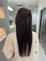 ライド ヘアー(RIDE HAIR) ハーフアップアレンジ