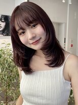 トリッカ シブヤ(TRICCA SHIBUYA)&nbsp;顔周りレイヤー/暖色カラー/小顔ヘア/似合わせ/髪質改善/渋谷