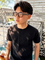 ユイマァルスロウ 岡山(YUIMARLSLOW) 岡山メンズサロン20代30代40代刈り上げリバースセンターパート