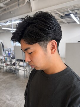 ファンド 千葉(fand) リバースセンターパート/フェザーパーマ/メンズ