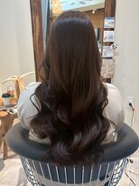 ヘアリゾート粋 トゥジュ 池袋東口店(tujuh)&nbsp;透明感ダークブラウン/レイヤーカット/ロング