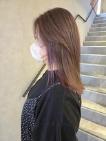 ヴィサージュメゾン(VISAGE maison)&nbsp;ターコイズブラウン×インナーピンクパープル