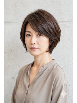 シエル ヘアーメイクアップ(CieL hair make up) ショートボブ×スモーキートパーズ