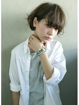 ナヌーク シブヤ(nanuk shibuya) 【nanuk】甘過ぎないボーイッシュ＋フェミニンショートボブ