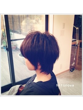ヒトノワ ヘアアンドシェービングエステ(hitonowa) 剛力ちゃん風ショートレイヤー!