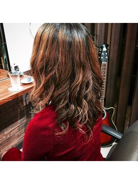 レアン(Rhean) コテ巻き風パーマ