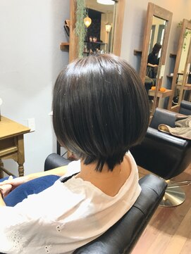 髪質改善ヘアエステサロン メルシー(Merci) ナチュラルボブスタイル