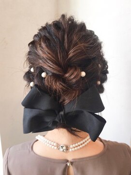 セシルヘアー 神戸元町店(Cecil hair) 編み込み三つ編みアレンジ