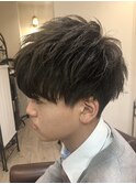 【モテ髪ヘア】前下がりレイヤーマッシュ