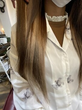 ヘアスタジオ マテリアル 中央駅店(hair studio Material) #プルエクステ#鹿児島#髪質改善#ダブルカラー